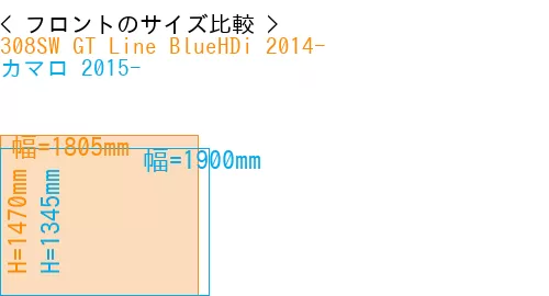 #308SW GT Line BlueHDi 2014- + カマロ 2015-